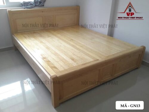 Giường Gỗ Sồi TP HCM - Mã GN13