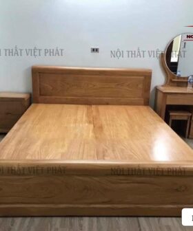 Giường Ngủ Gỗ Đơn Giản - Mã GN11