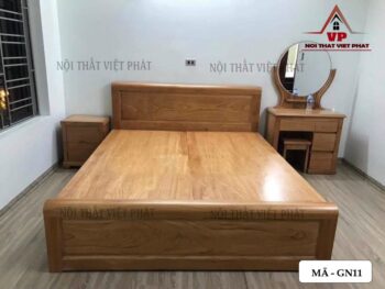 Giường Ngủ Gỗ Đơn Giản - Mã GN11
