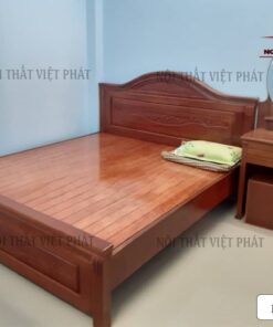 Giường Ngủ Gỗ Thịt - Mã GN12