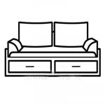 icon sofa bed