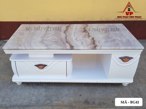 Mẫu Bàn Sofa Mặt Đá - Mã BG41