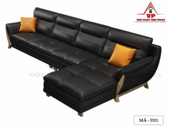 Sofa Da Phòng Khách Đẹp - Mã D11-2