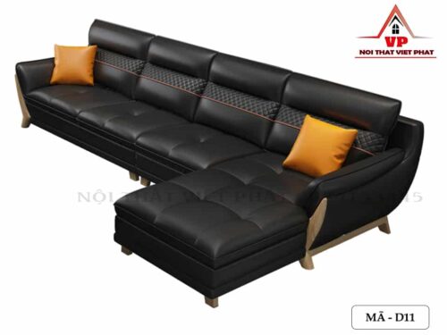 Sofa Da Phòng Khách Đẹp - Mã D11-2