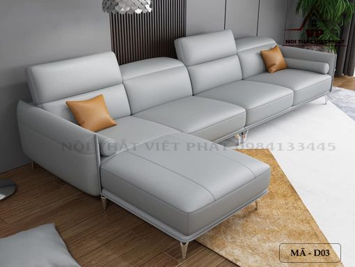 Sofa Da Phòng Khách TPHCM - Mã D03-1
