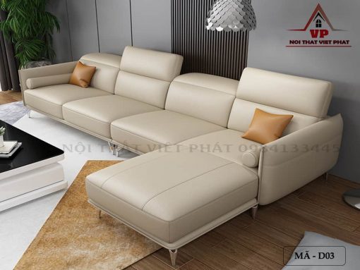 Sofa Da Phòng Khách TPHCM - Mã D03-2