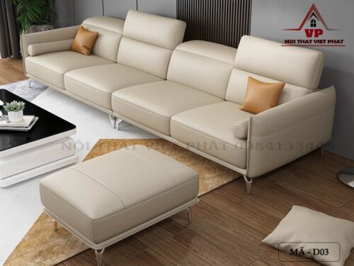 Sofa Da Phòng Khách TPHCM - Mã D03-3