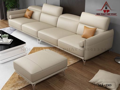 Sofa Da Phòng Khách TPHCM - Mã D03-3