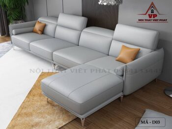 Sofa Da Phòng Khách TPHCM - Mã D03
