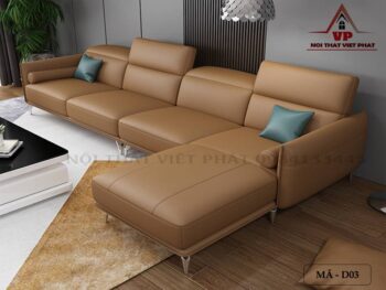 Sofa Da Phòng Khách TPHCM - Mã D03-5