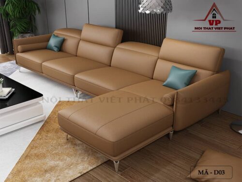Sofa Da Phòng Khách TPHCM - Mã D03-5