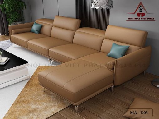 Sofa Da Phòng Khách TPHCM - Mã D03-5