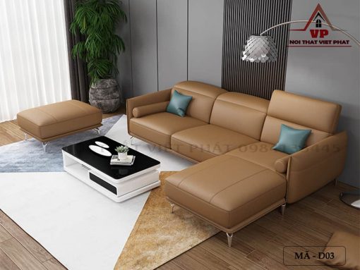 Sofa Da Phòng Khách TPHCM - Mã D03-6