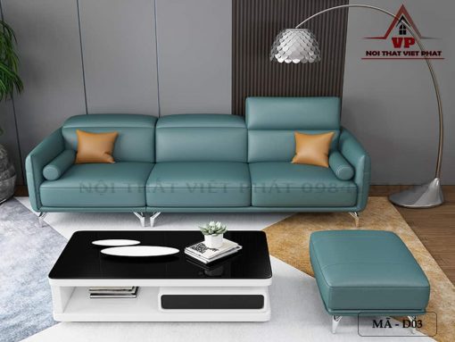 Sofa Da Phòng Khách TPHCM - Mã D03-8