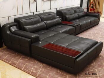 Sofa Giả Da Phòng Khách - Mã D06-1