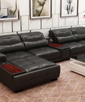 Sofa Giả Da Phòng Khách - Mã D06
