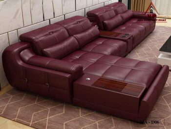 Sofa Giả Da Phòng Khách - Mã D06-3