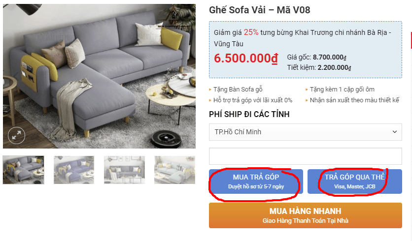 Xác Định Hình Thức Mua Trả Góp