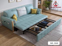 Sofa Bed Màu Xanh - Mã SG63-3
