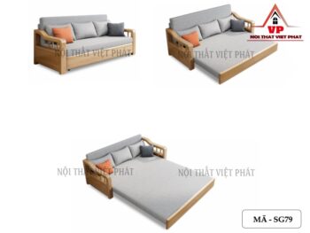 Giường Ngủ Gấp Gọn Thành Sofa - Mã SG79