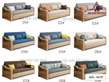 Giường Ngủ Gấp Gọn Thành Sofa - Mã SG79-4