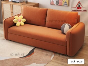 Giường Sofa Có Ngăn Kéo - Mã SG75-4