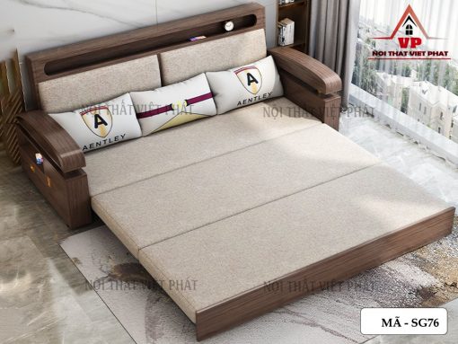 Sofa Giường Có Hộc - Mã SG76-3