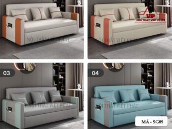Sofa Giường Khung Sắt - Mã SG89-4
