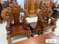 Bộ Ghế Salon Gỗ Cột 14 – Mã SL11-5