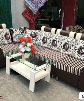 Sofa Góc Giá Rẻ Màu Nâu – Mã G32