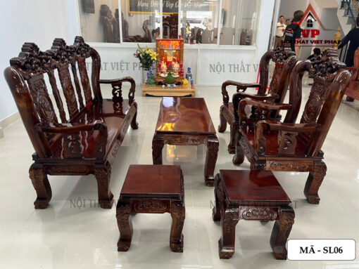 Salon Gỗ Đẹp - Mã SL06-1