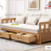 Sofa Giường Ngủ Gỗ Cao Cấp - Mã SG161