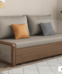 Sofa Giường Tay Gỗ – Mã SG168