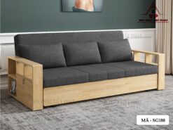 Ghế Sofa Giường Gỗ Gấp - Mã SG188-4