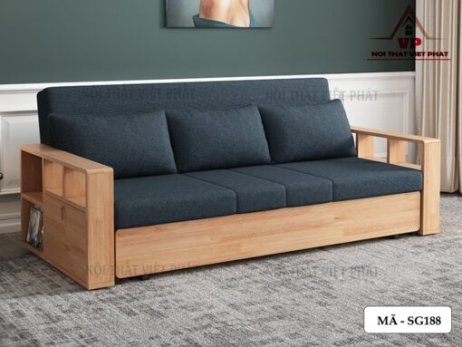 Ghế Sofa Giường Gỗ Gấp - Mã SG188-5
