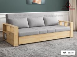Ghế Sofa Giường Gỗ Gấp - Mã SG188-7