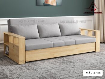 Ghế Sofa Giường Gỗ Gấp - Mã SG188-7