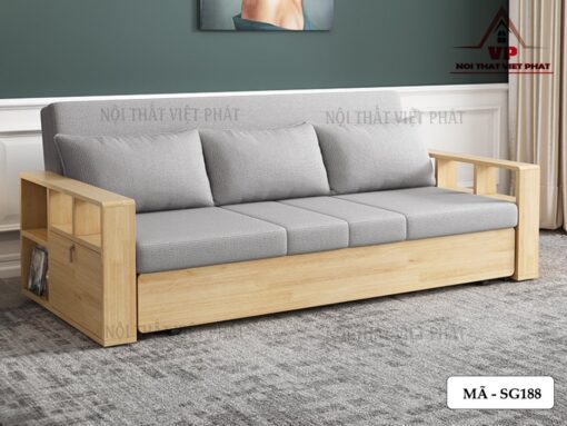 Ghế Sofa Giường Gỗ Gấp - Mã SG188-7