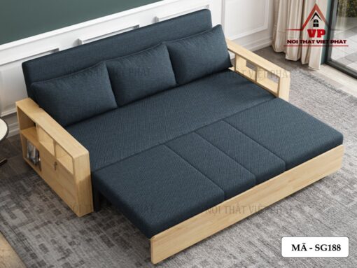 Ghế Sofa Giường Gỗ Gấp - Mã SG188-8