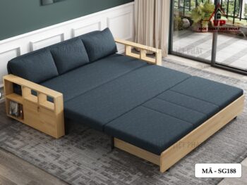 Ghế Sofa Giường Gỗ Gấp - Mã SG188-9