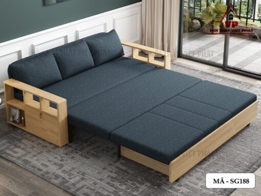 Ghế Sofa Giường Gỗ Gấp - Mã SG188-9