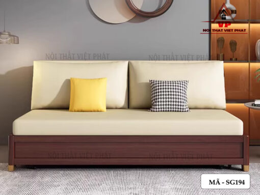 Ghế Sofa Gỗ Gấp Thành Giường - Mã SG194-1
