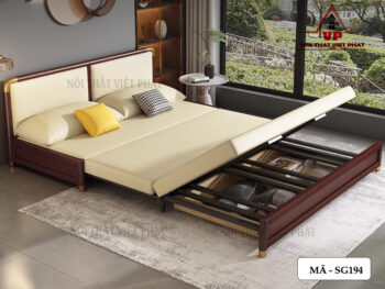 Ghế Sofa Gỗ Gấp Thành Giường - Mã SG194-2