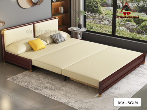 Ghế Sofa Gỗ Gấp Thành Giường - Mã SG194-4