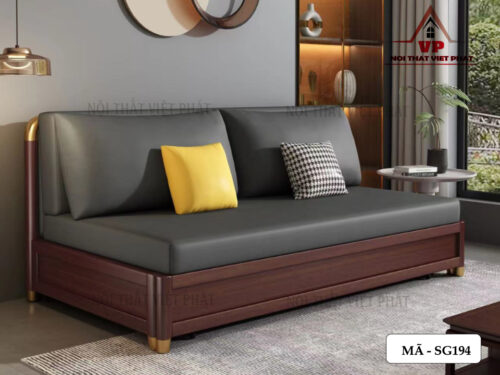 Ghế Sofa Gỗ Gấp Thành Giường - Mã SG194