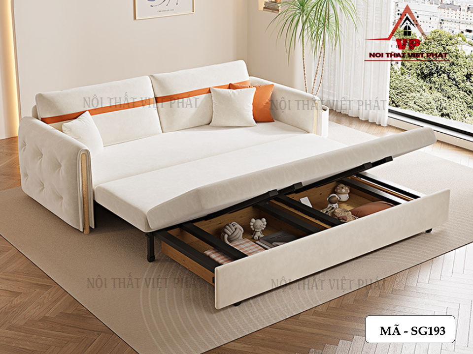 Giường Sofa Gấp Gọn Thành Ghế - Mã SG193 19 Giường Sofa Gấp Gọn Thành Ghế - Mã SG193-7