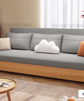 Mẫu Sofa Giường Gỗ Mới Có Ngăn Kéo - Mã SG187