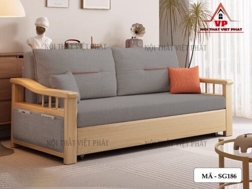 Sofa Giường Nệm Gấp - Mã SG186-2