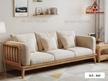 Sofa Văng Gỗ Đẹp – Mã B69-1