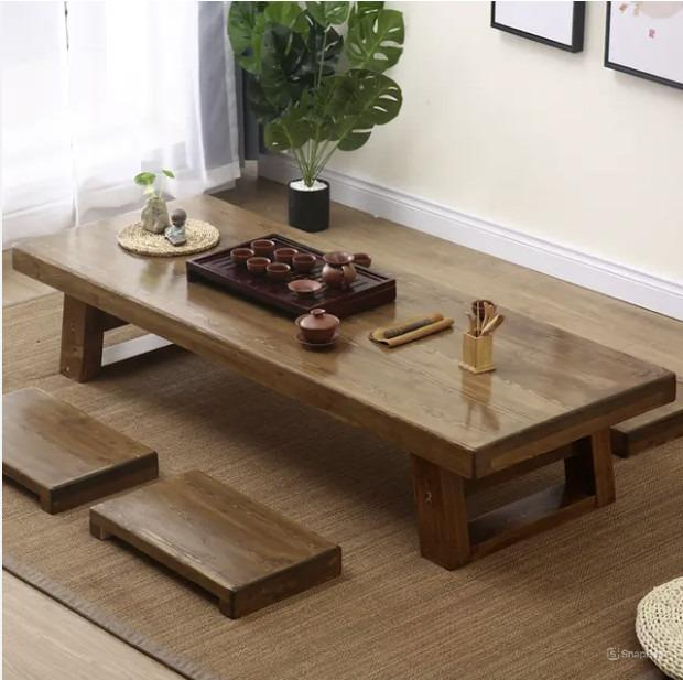 Bàn Gỗ Thấp Kiểu Nhật: Phong Cách Nhật Bản, Không Gian Thoáng 4 bàn gỗ kiểu nhật tphcm